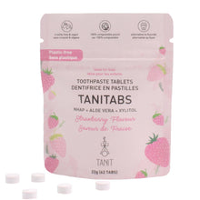 Charger l'image dans la galerie, Pastilles de dentifrice à la fraise - Recharge compostable - 62 pastilles