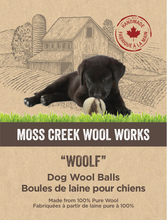 Charger l'image dans la galerie, Balle de laine "Woolf" pour chiens | Lot de 2 | Jouet de lancer naturel