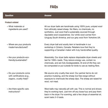 Charger l'image dans la galerie, Boules de séchage en laine "non emballées" | Blanc ou gris