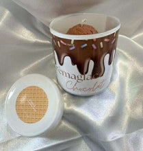 Charger l'image dans la galerie, Chandelle crèmaglace • Chocolat