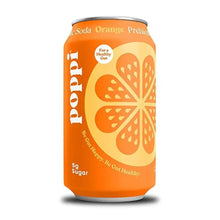 Charger l&#39;image dans la galerie, Soda à l&#39;orange prébiotique pétillante POPPI
