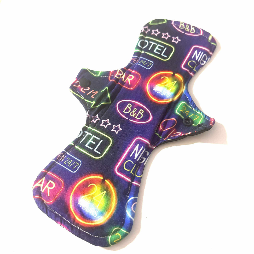 Serviette hygiénique lavable de nuit • Néon