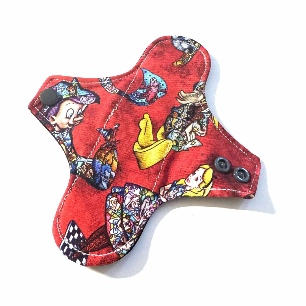 Serviette hygiénique lavable protège dessous • Personnages