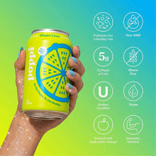 Charger l&#39;image dans la galerie, Soda pétillant prébiotique au gingembre et à la lime POPPI
