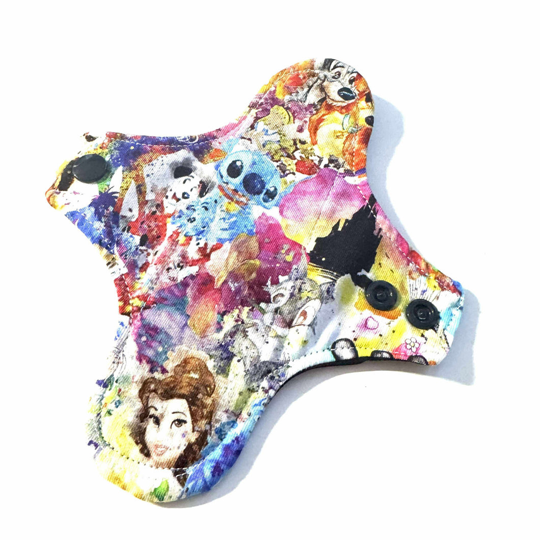 Serviette hygiénique lavable protège dessous • Personnages