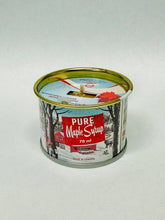 Charger l'image dans la galerie, Mini bougie au sirop d'érable – Boîte en fer emblématique de 70 ml (mèche en coton)

