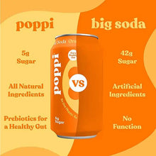Charger l&#39;image dans la galerie, Soda à l&#39;orange prébiotique pétillante POPPI
