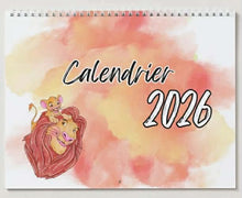 Charger l'image dans la galerie, Calendrier lion
