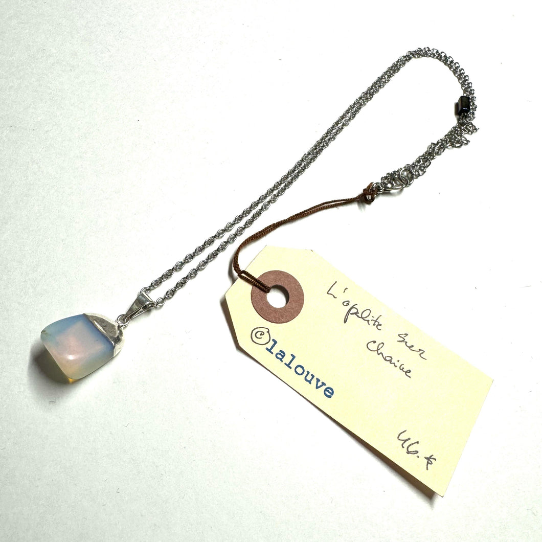 Collier l'opalite