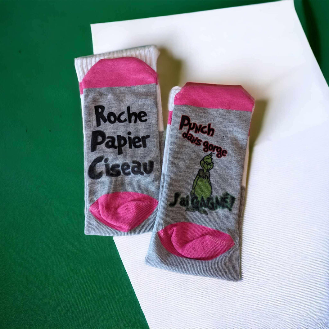 Chaussettes Punch dans gorge