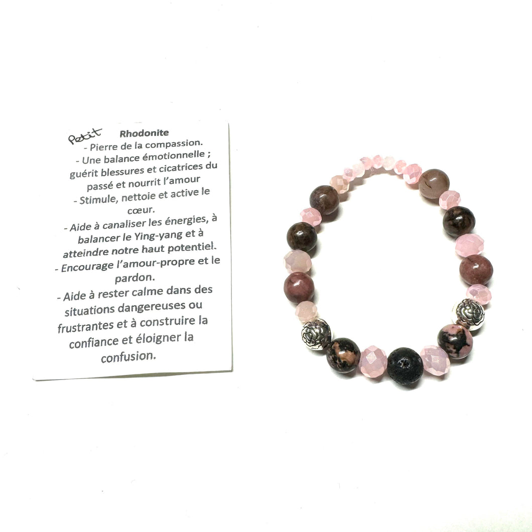 Bracelet - Rhodonite - Petit