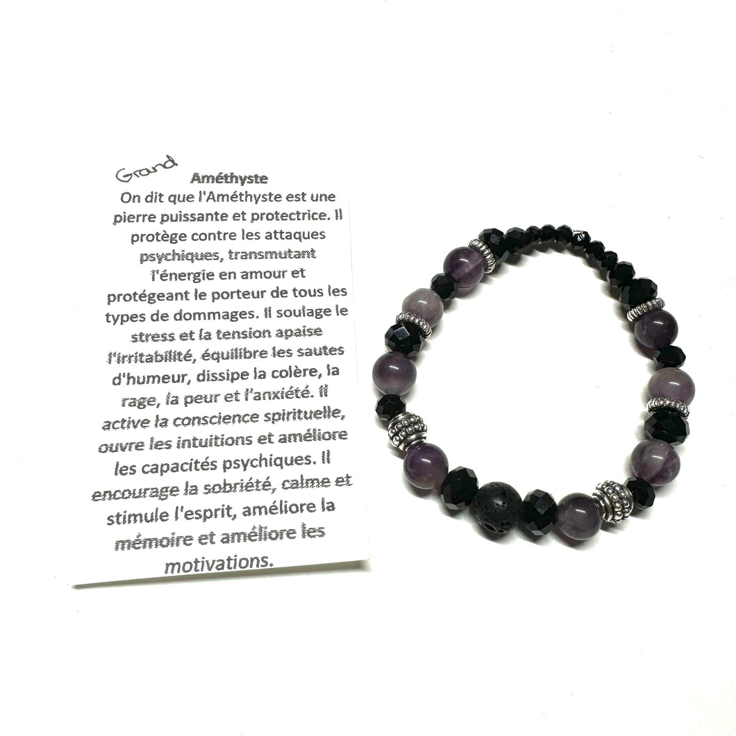 Bracelet - Améthyste - Grand