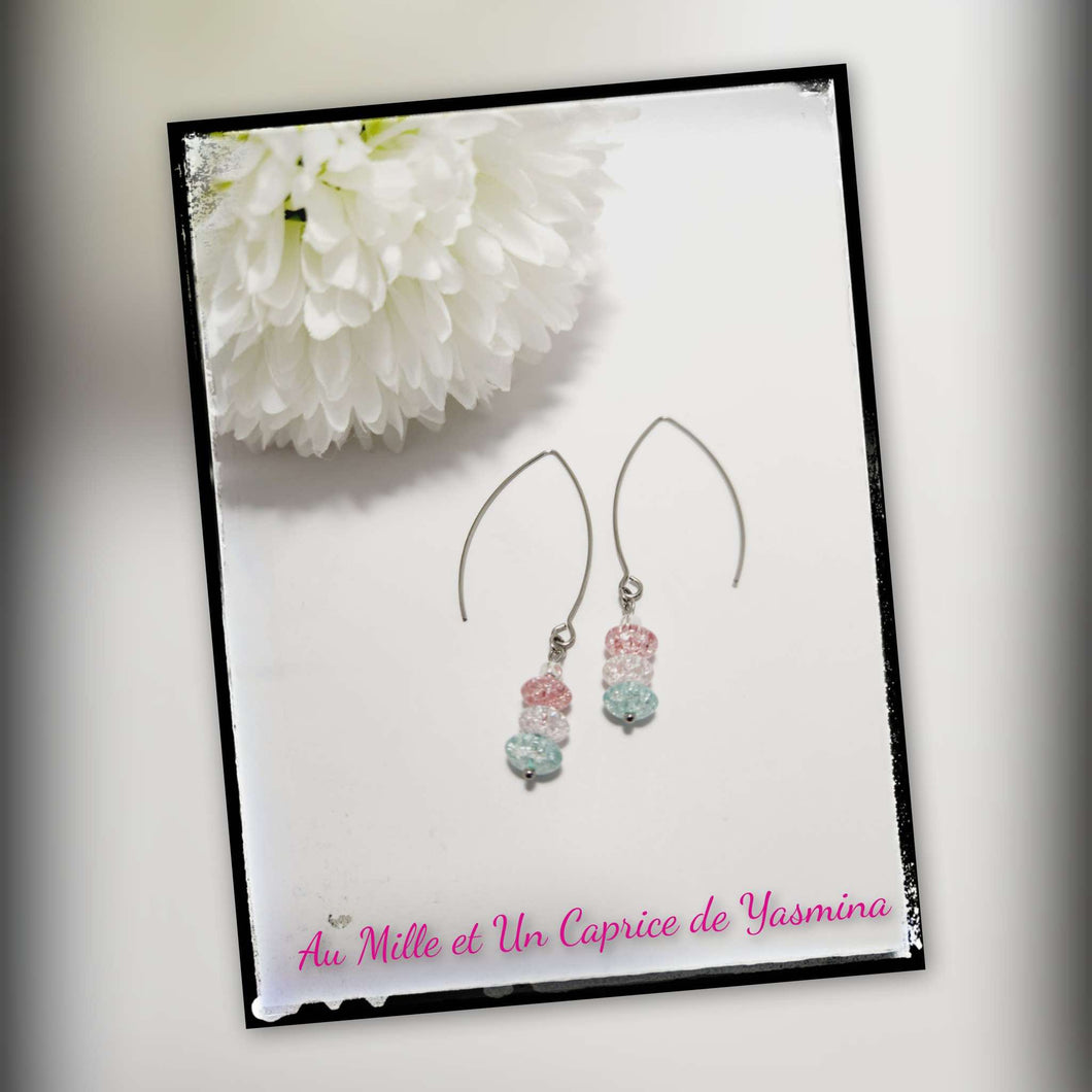 Boucle d'oreille • Tricolore