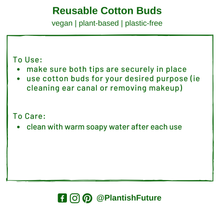 Charger l'image dans la galerie, Cotons-tiges réutilisables
