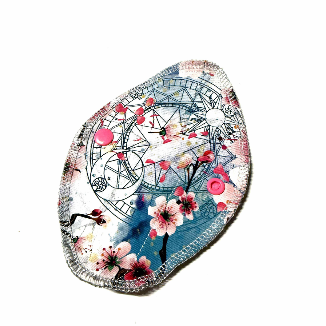 Serviette hygiénique lavable tanga  • Cerisier japonais