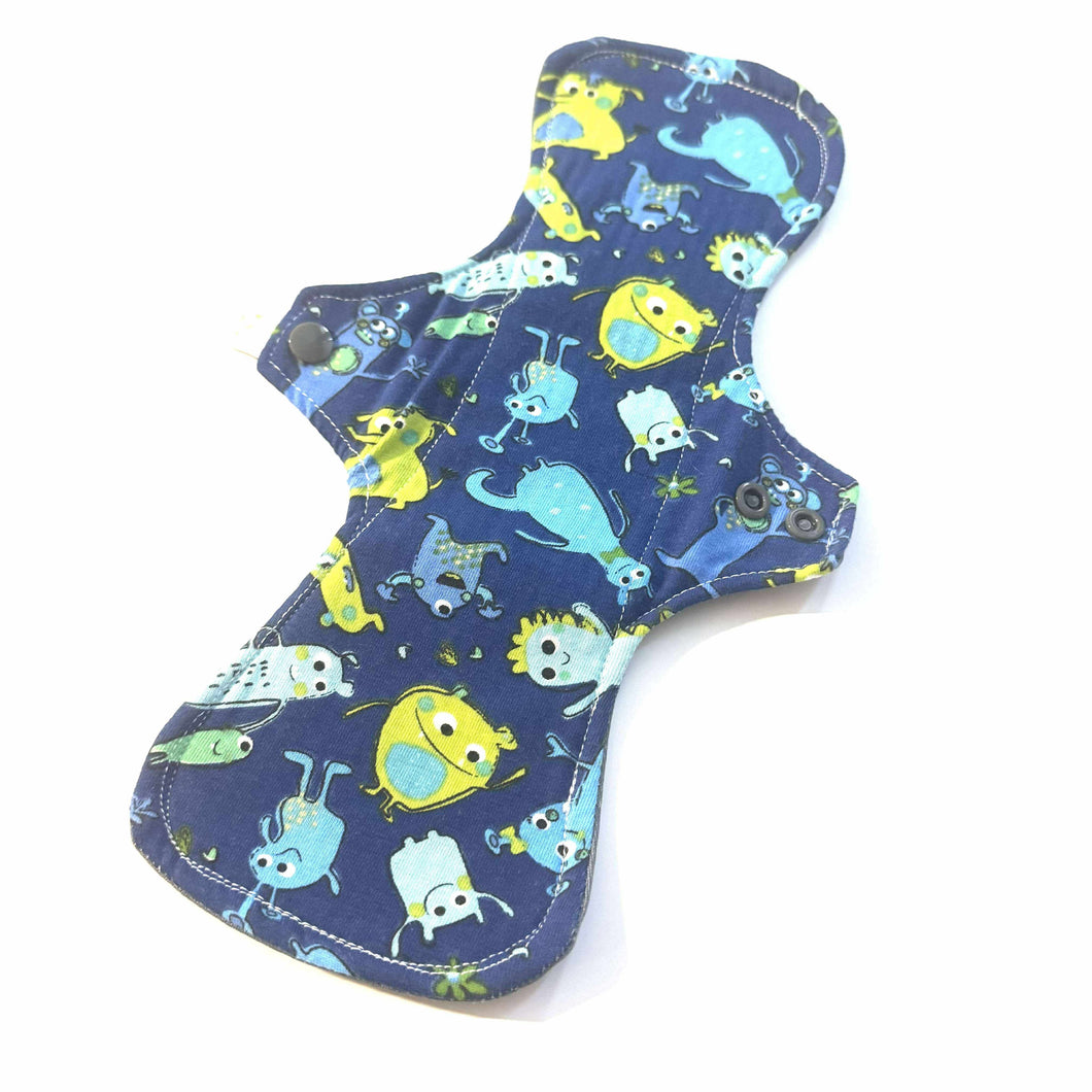 Serviette hygiénique lavable de jour • Monstre