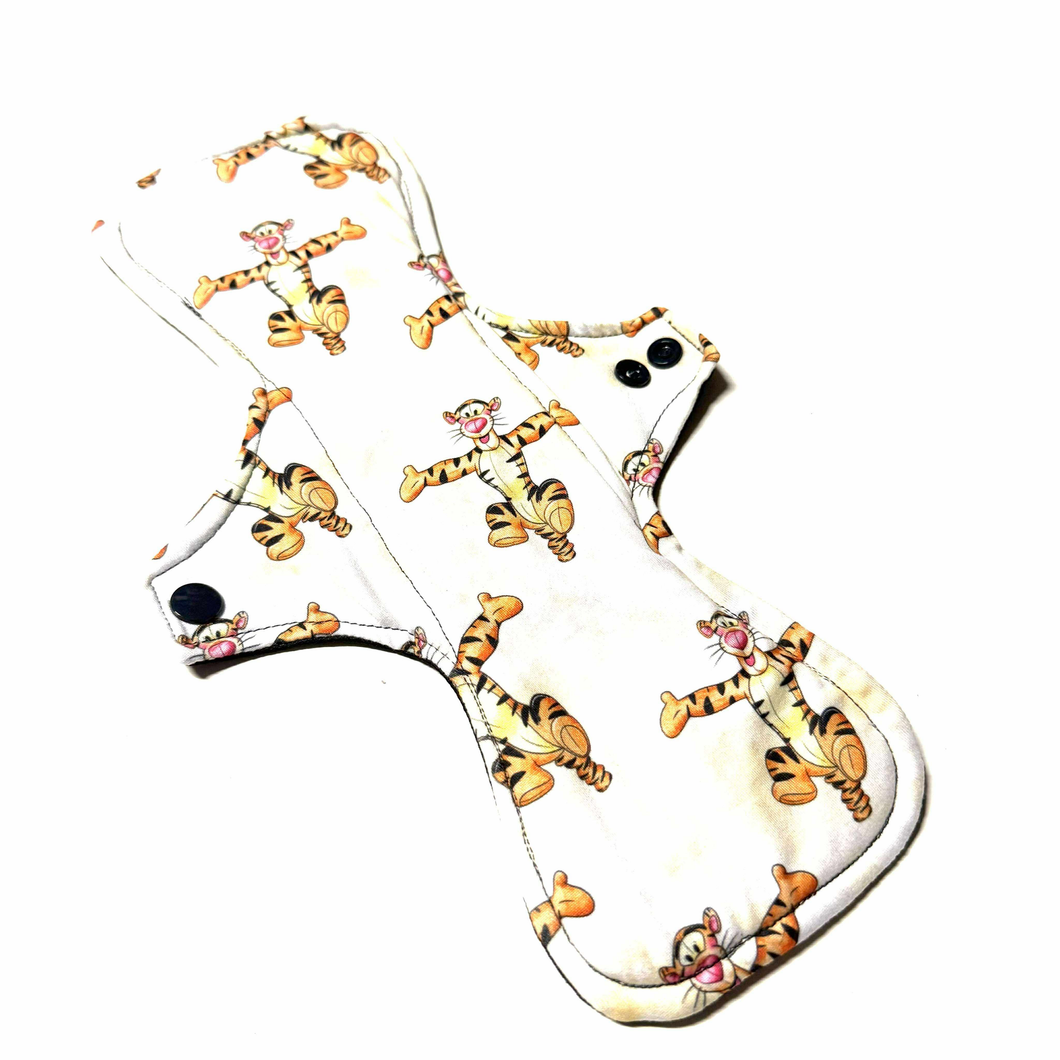 Serviette hygiénique lavable de nuit • Tigre