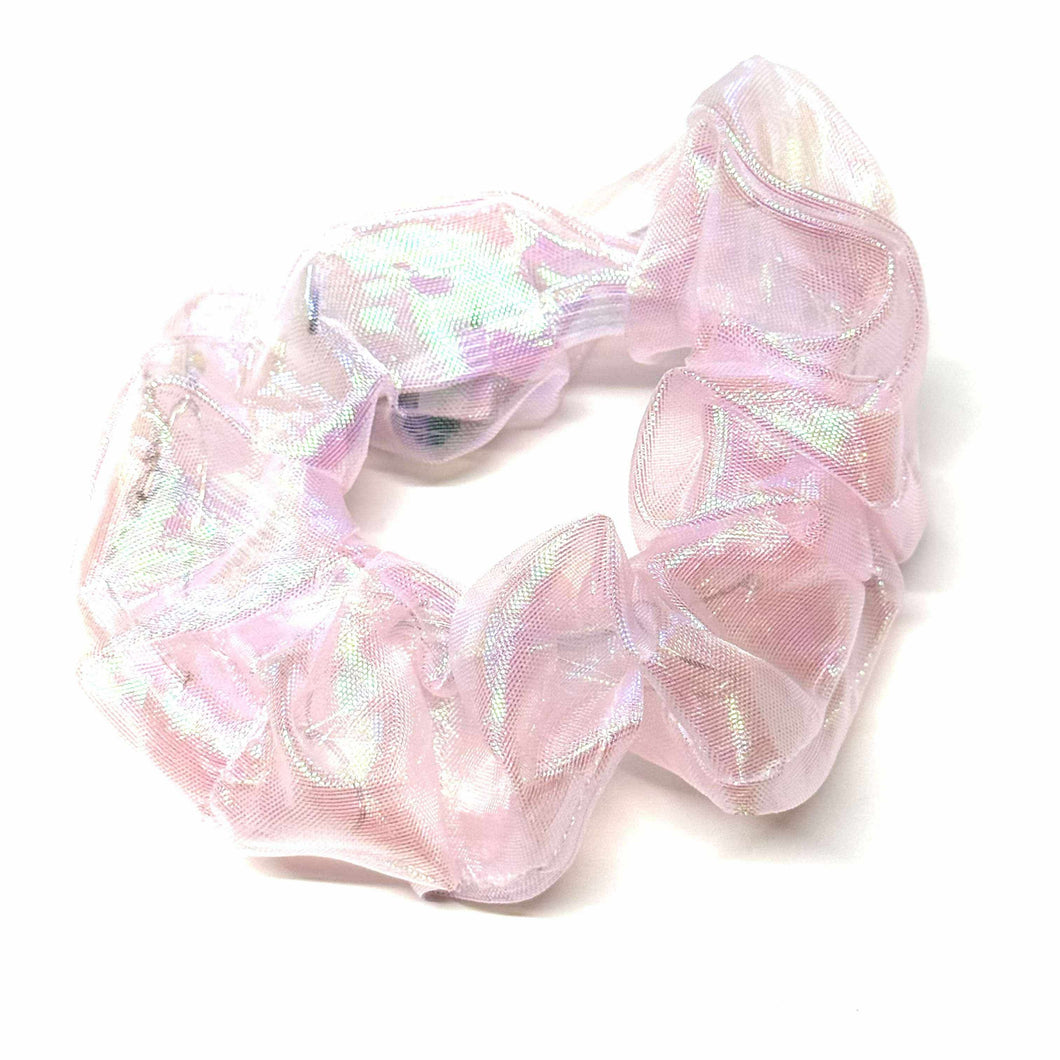 Chouchou lumineux transparent • Rose