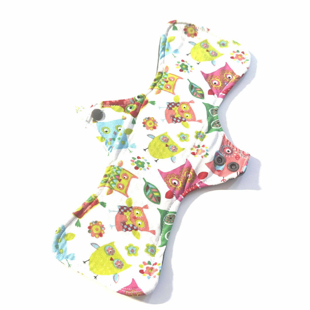 Serviette hygiénique lavable de jour • Hibou