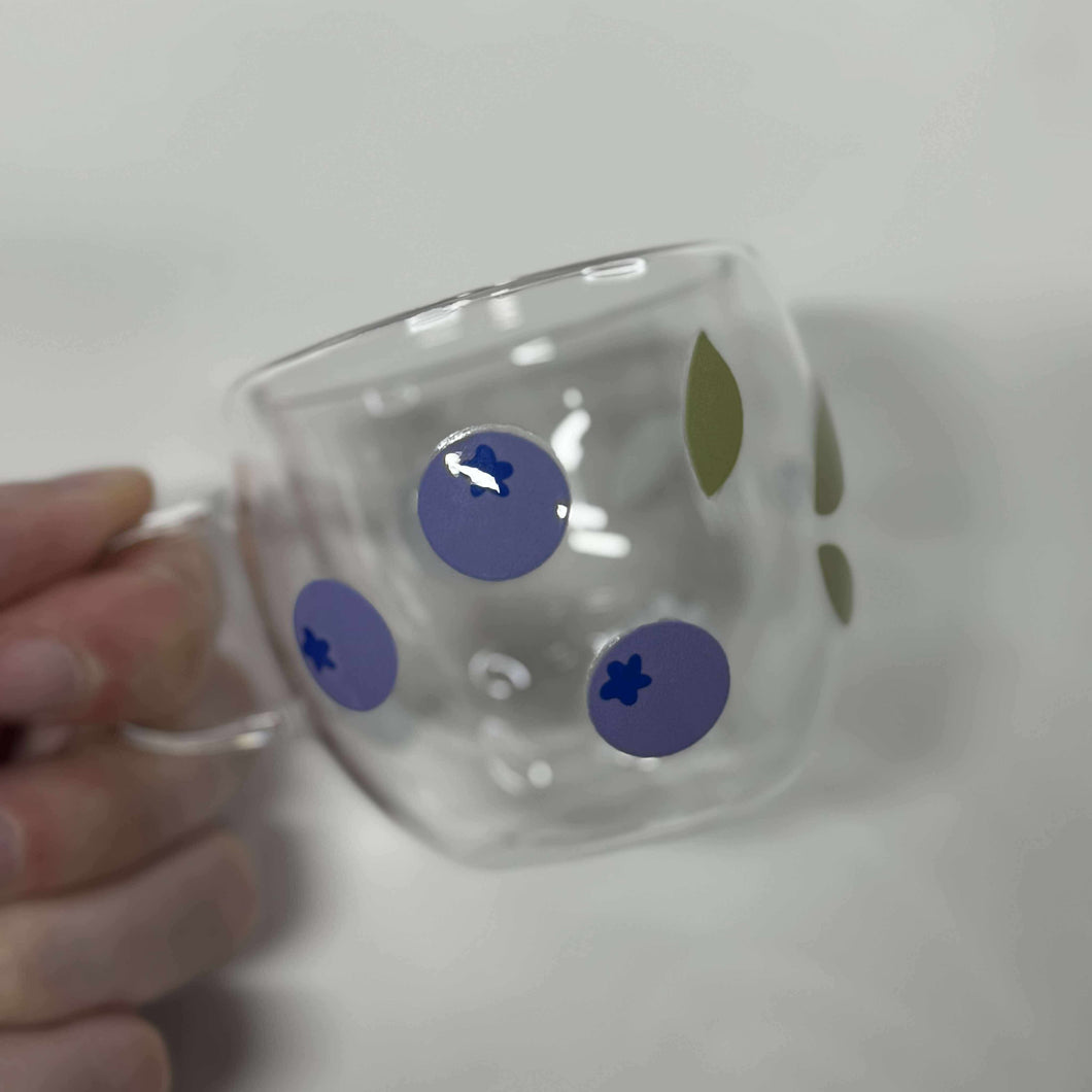 Verre double paroi • Bleuet