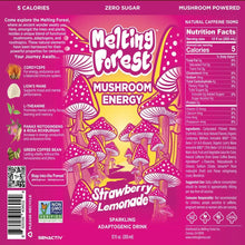 Charger l'image dans la galerie, Boissons énergétiques aux champignons de la forêt fondante saveur limonade à la fraise 355 ml
