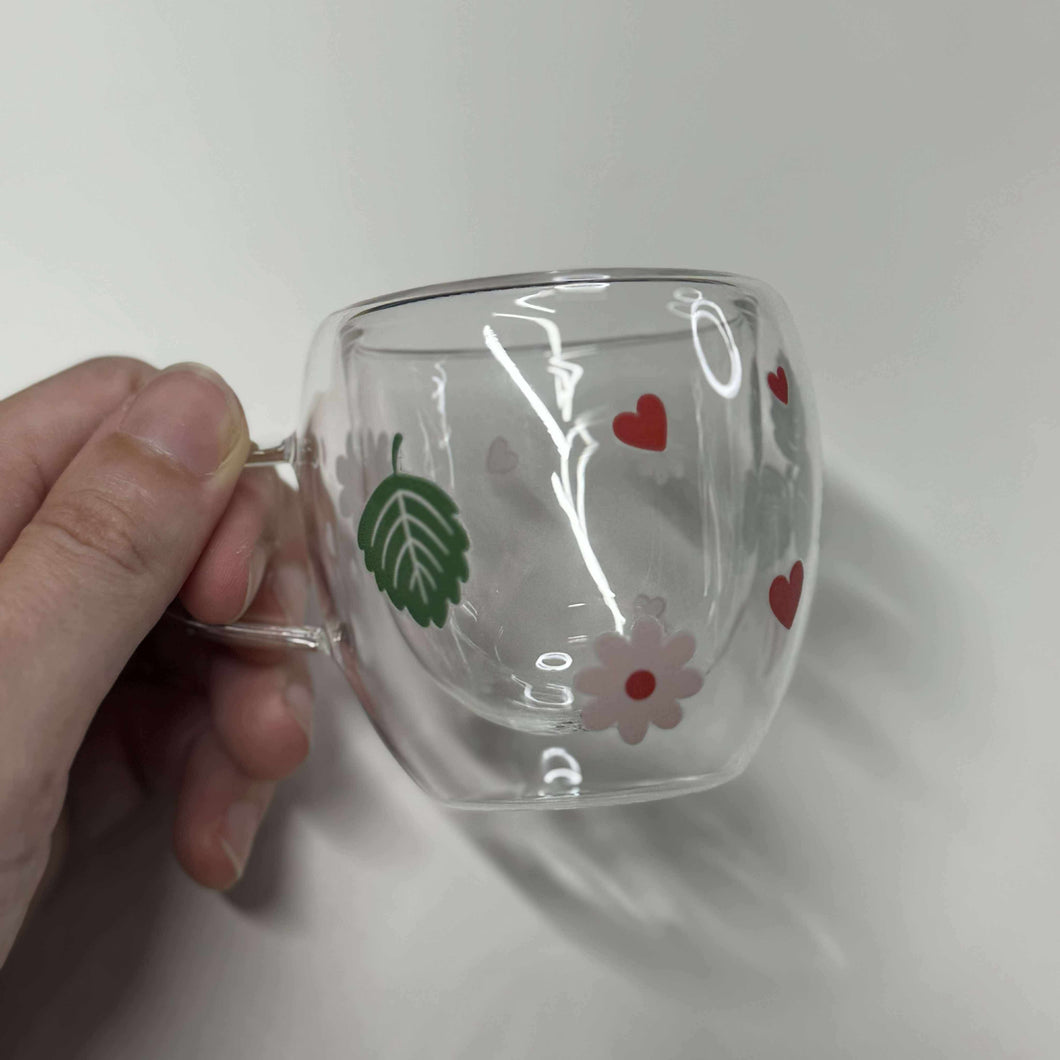 Verre double paroi • Fleur
