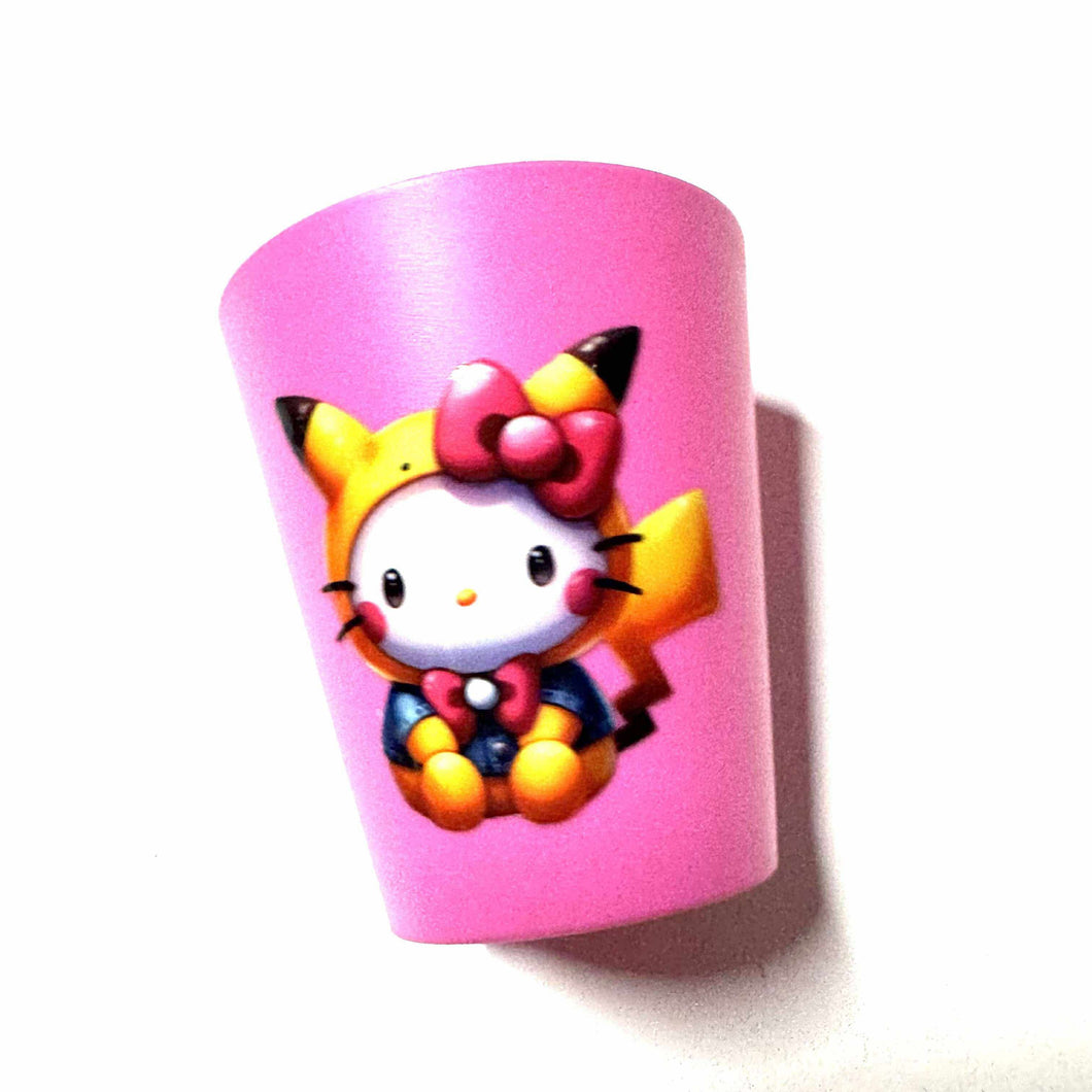 Verre enfant • Chat combattant