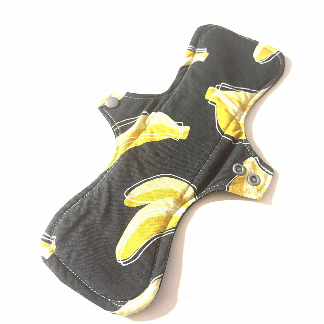 Serviette hygiénique lavable de nuit • Banane