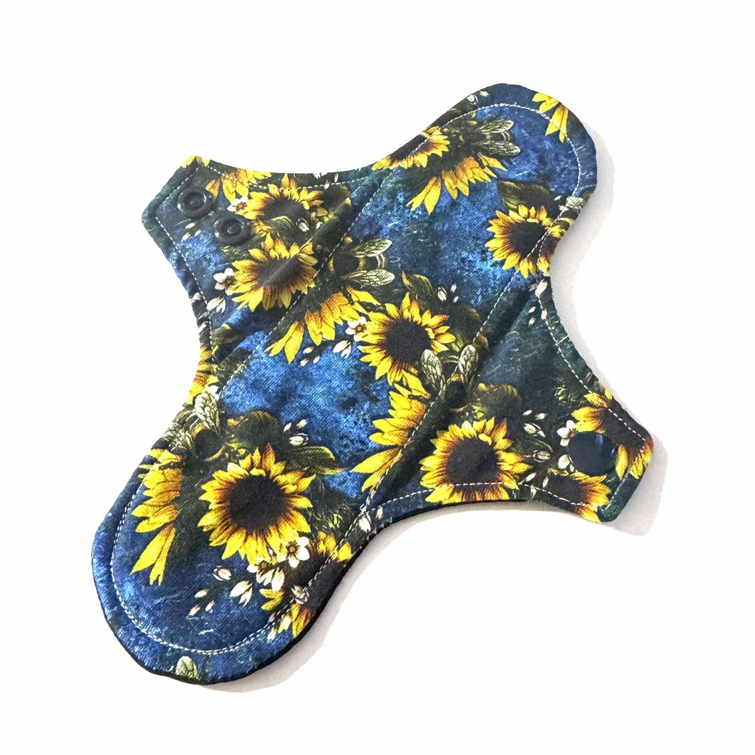 Serviette hygiénique lavable de jour • Tournesol