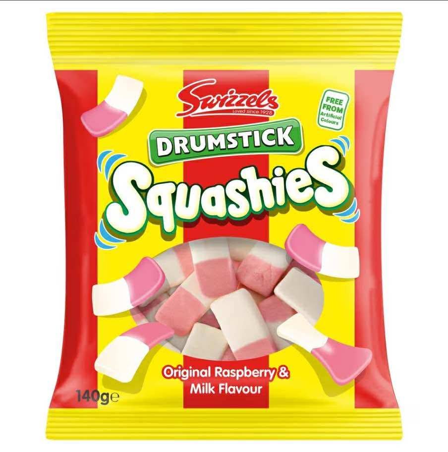 Squashies • Framboise et lait