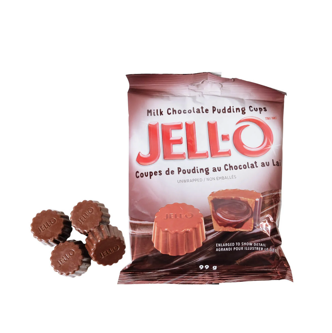 « Jell-O » coupes de pudding au chocolat au lait