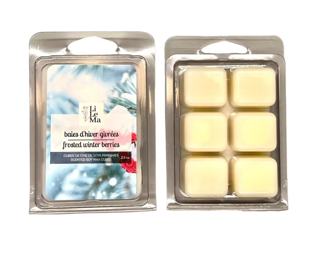 Baies d'hiver givrées