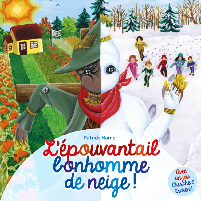 L'épouvantail bonhomme de neige