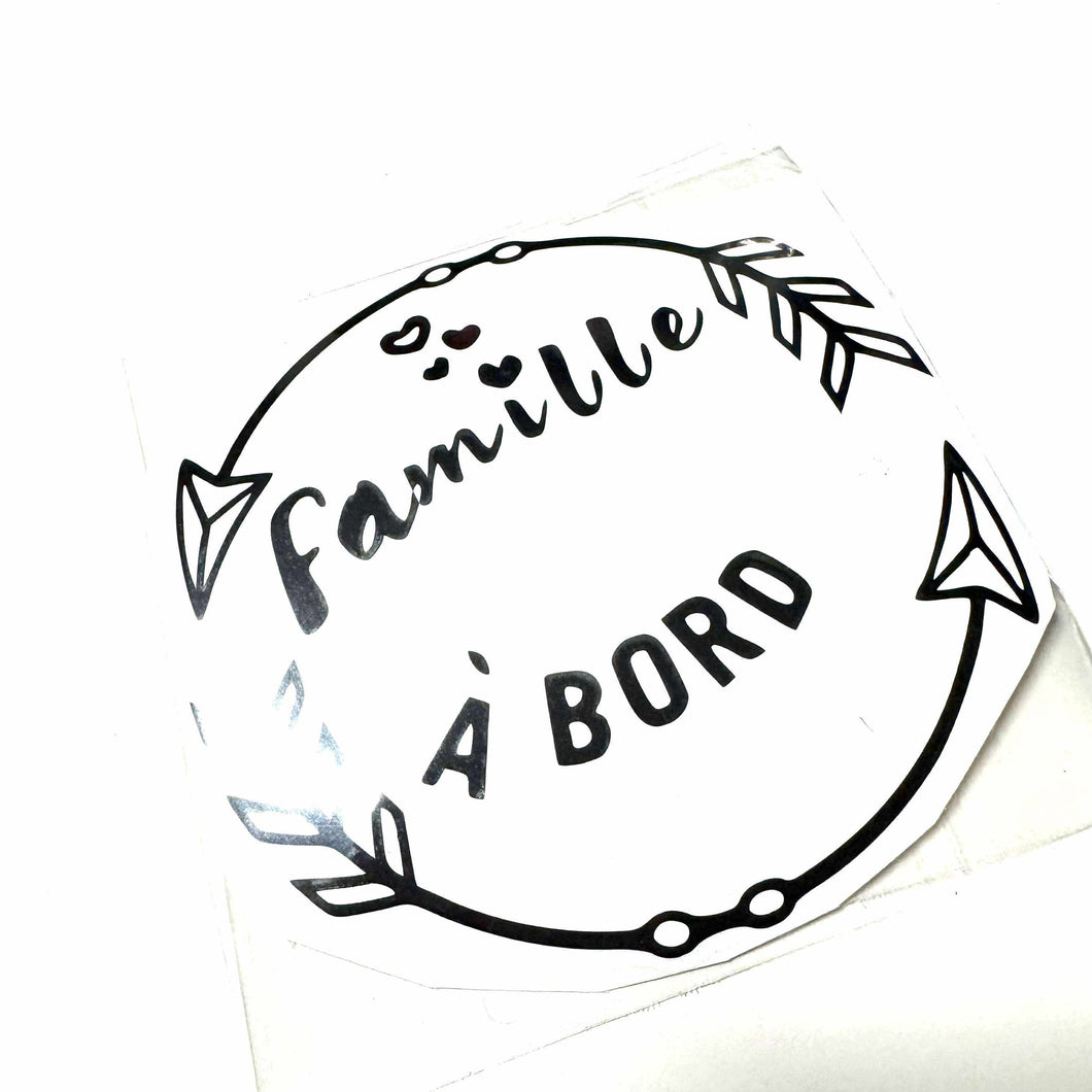 Famille à bord