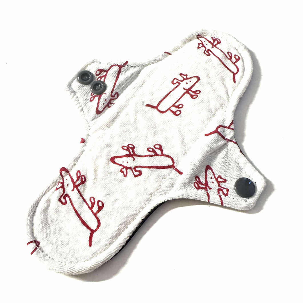 Serviette hygiénique lavable de jour • Souris