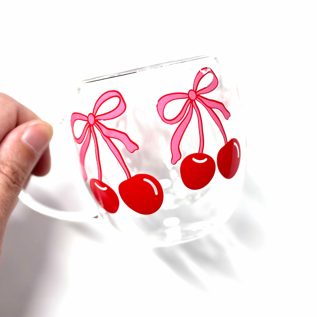 Verre double paroi • Cerise