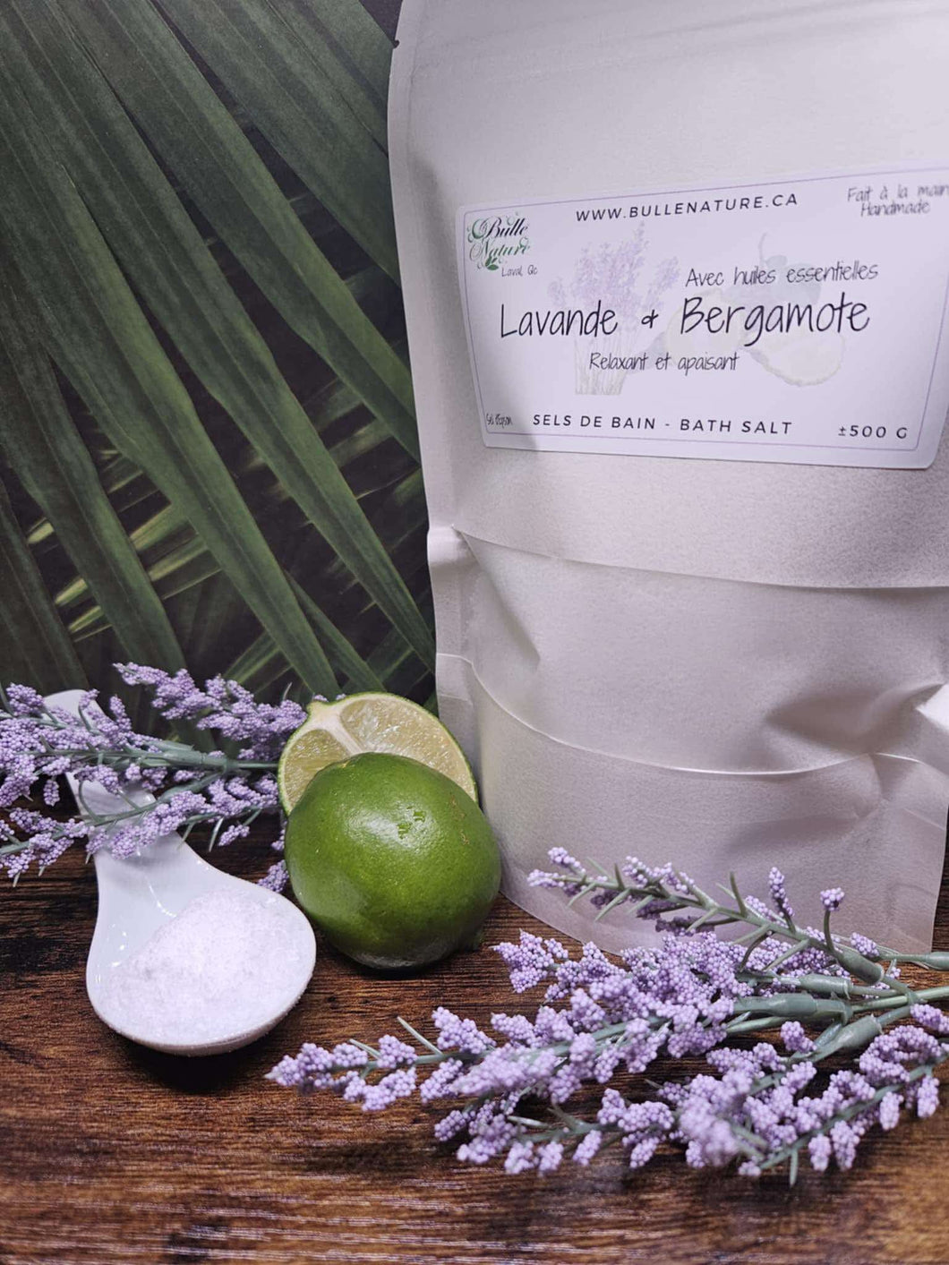 Sel de bain • Lavande & bergamothe