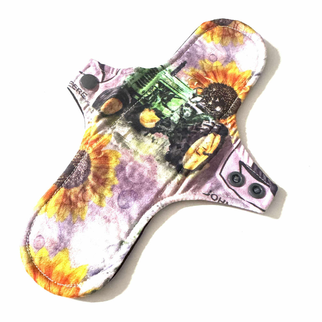 Serviette hygiénique lavable de jour • Tracteur