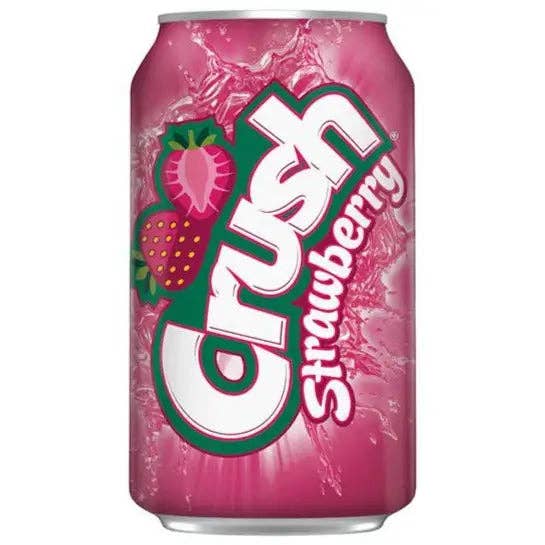 Soda à la fraise Crush, canettes de 12 fl oz