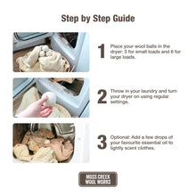 Charger l'image dans la galerie, Boules de séchage en laine "non emballées" | Blanc ou gris
