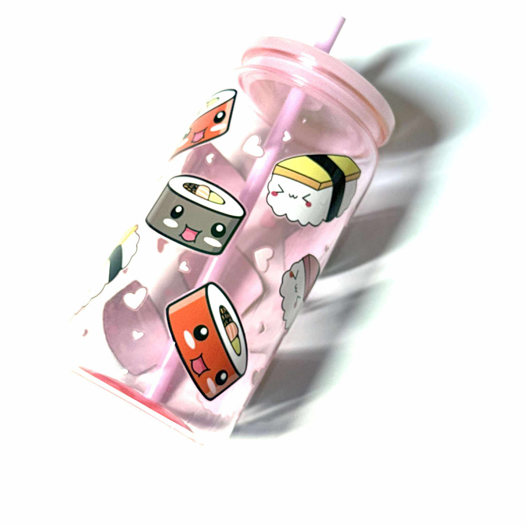 Verre en plastique • Sushi