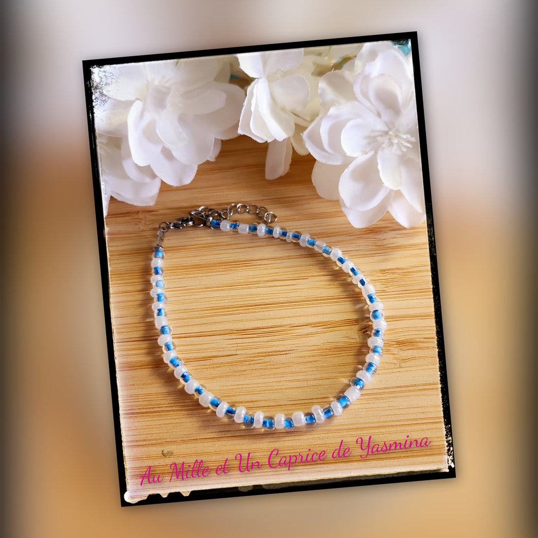 Bracelet de cheville • Bleu