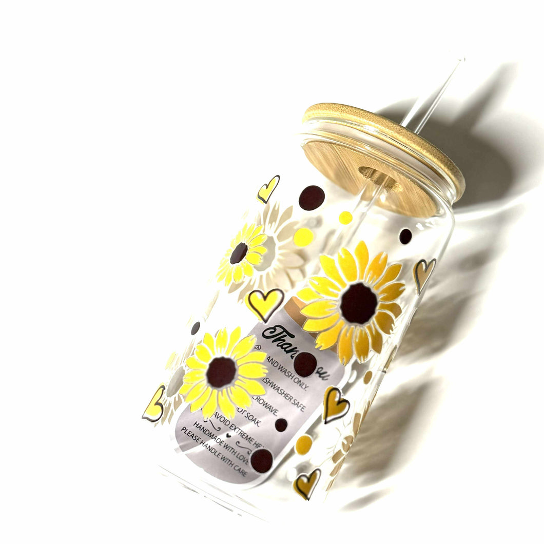 Verre en vitre • Tournesol
