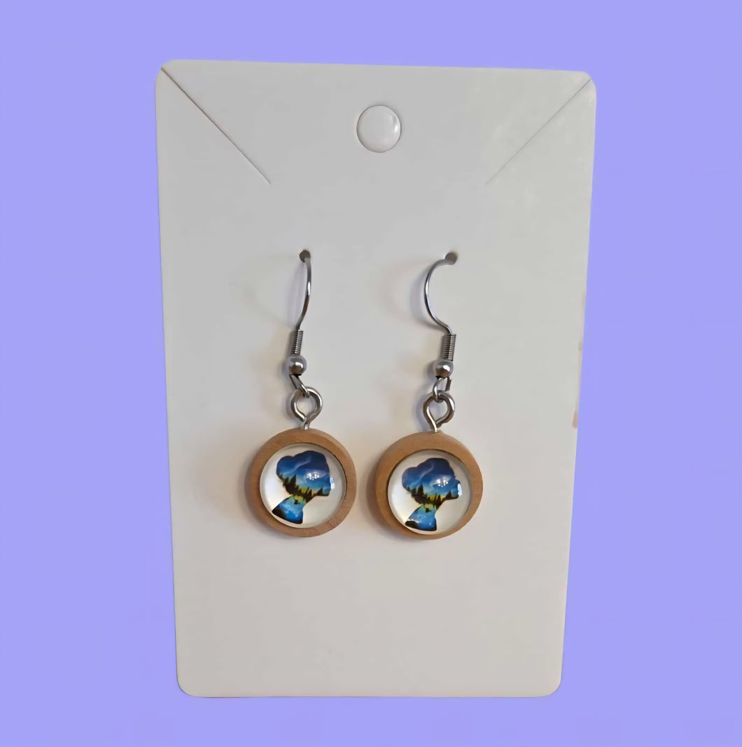 Boucle d'oreille tombante • Femme