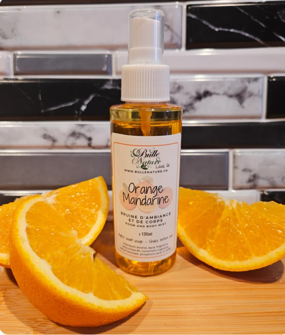 Bruine d'ambiance & de corps Orange mandarine