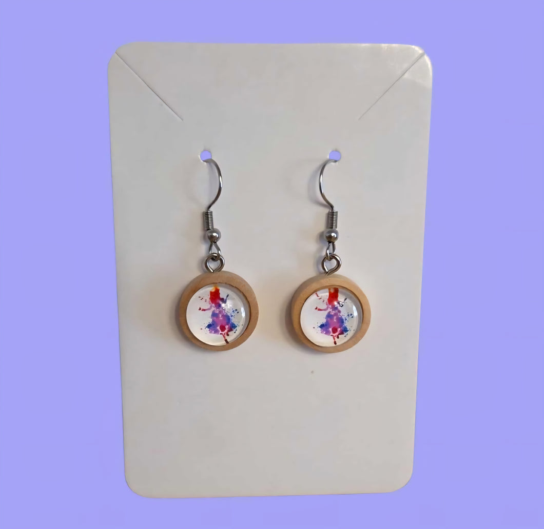 Boucle d'oreille tombante • Fée