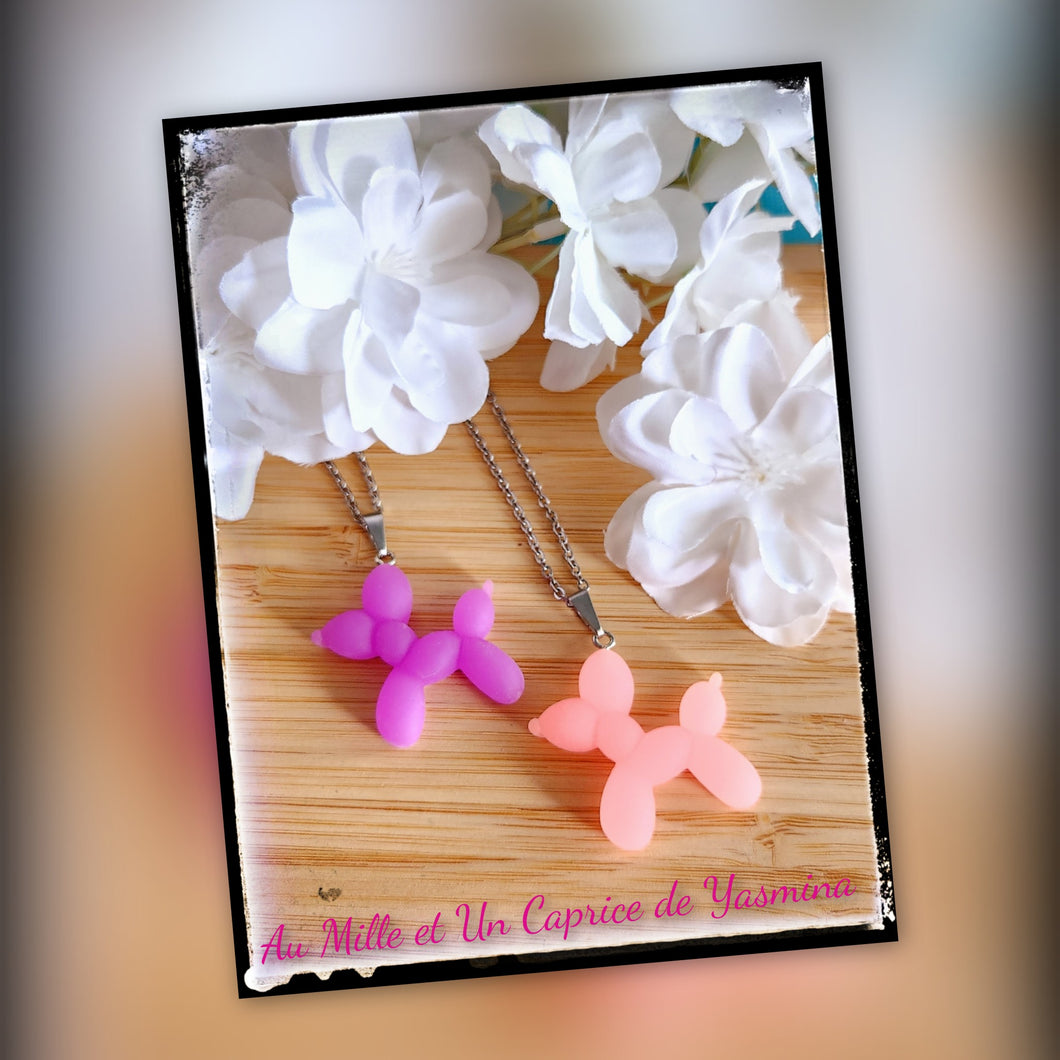 Collier • Chien balloune