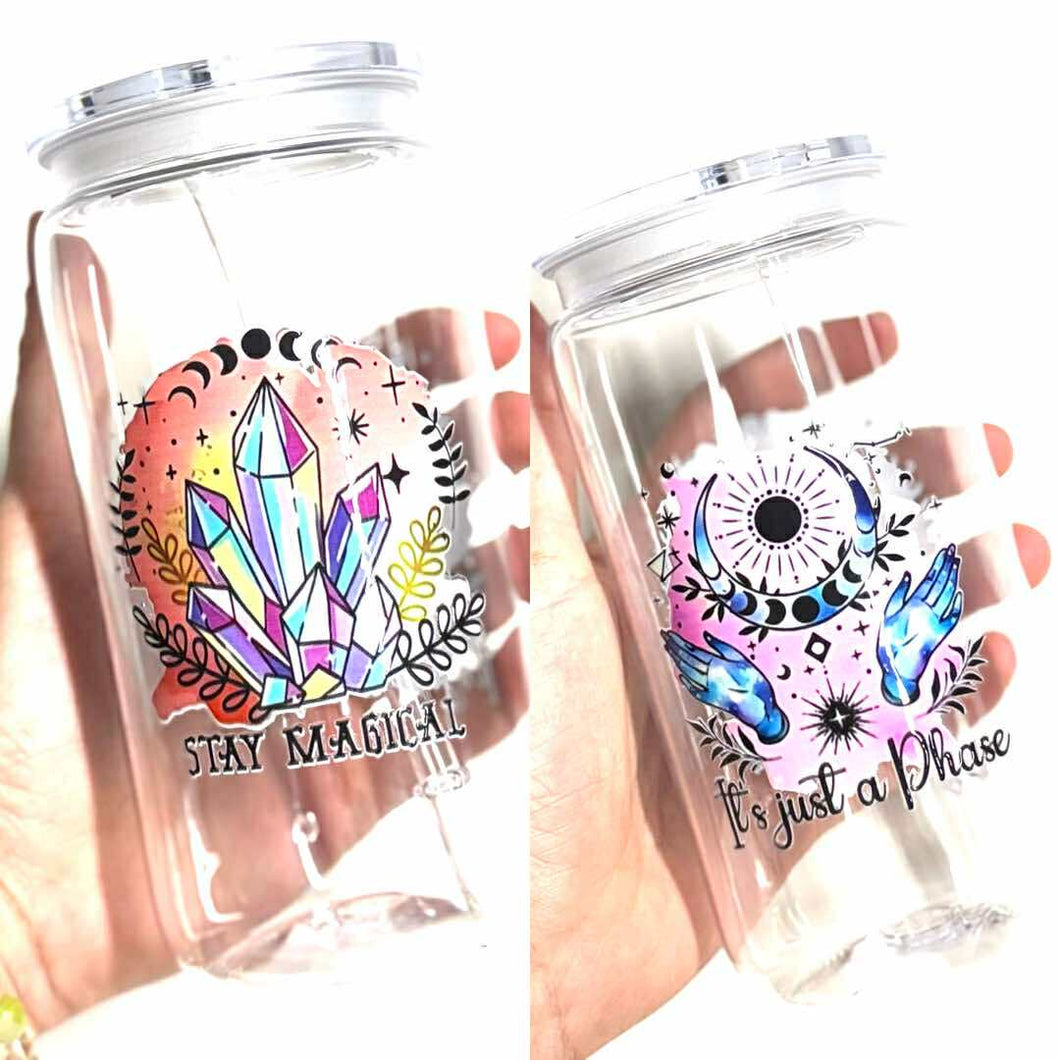 Verre en plastique • Diamant