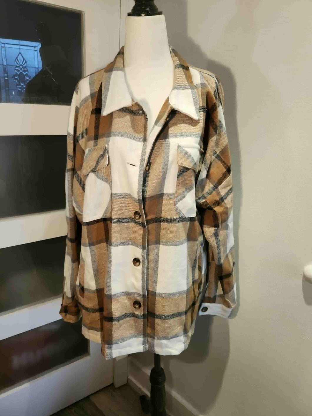 Veste carottée neuve • XL