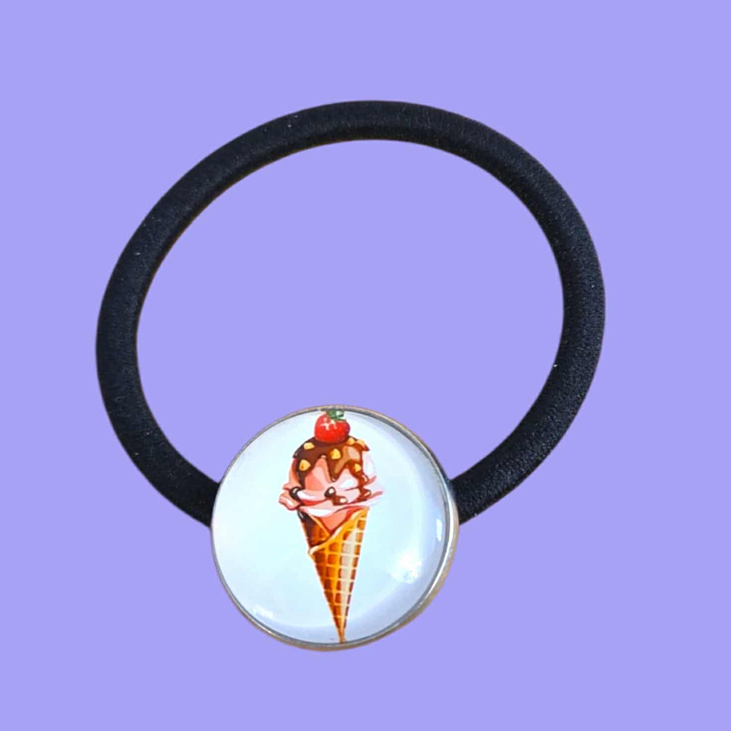 Élastique à cheveux • Crème glacée